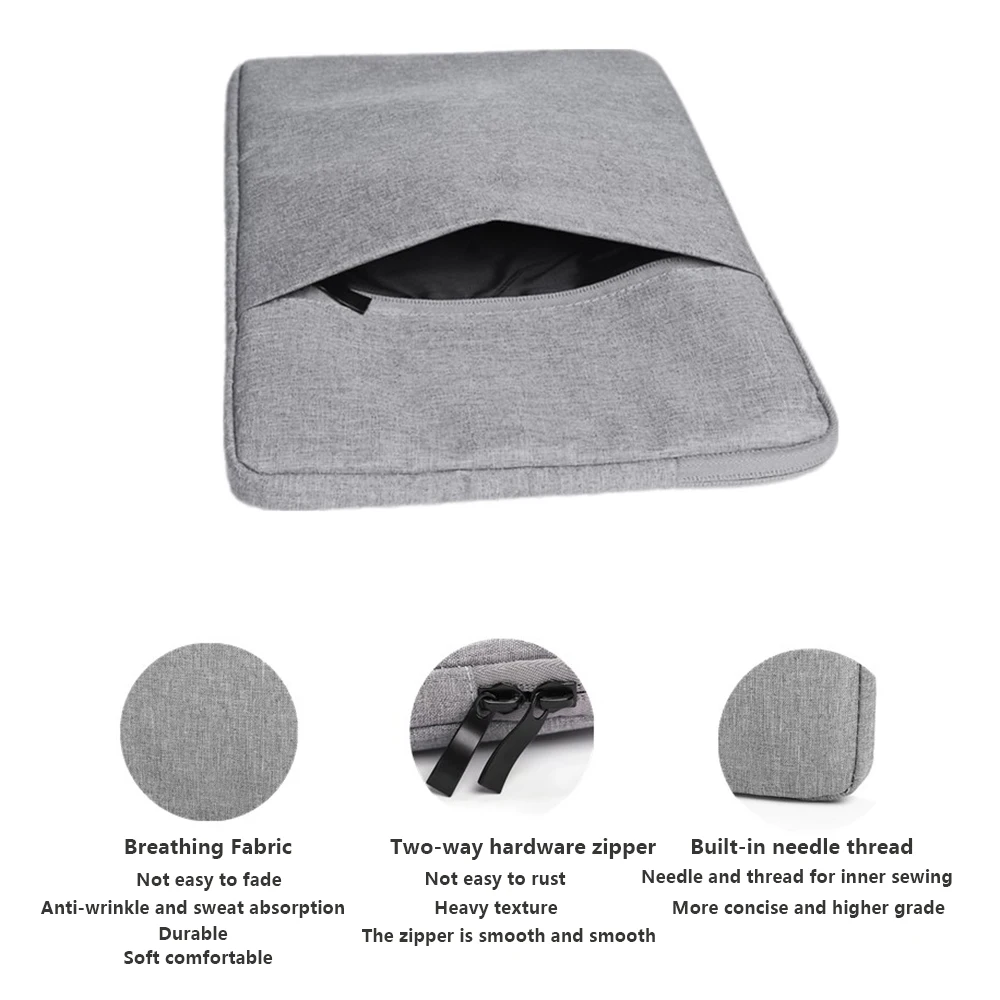 laptop bag sleeve for 11 12 13 3 14 15 6 17 3 inch computer case for macbook air 13 case xiaomi lenovo dell asus waterproof bag free global shipping