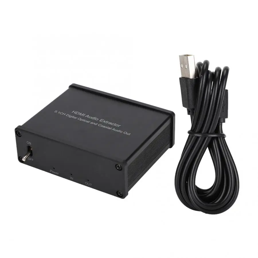 HDMI 2 0 аудио преобразователь вход на выход 4K x 2K DAC с регулятором громкости Быстрый