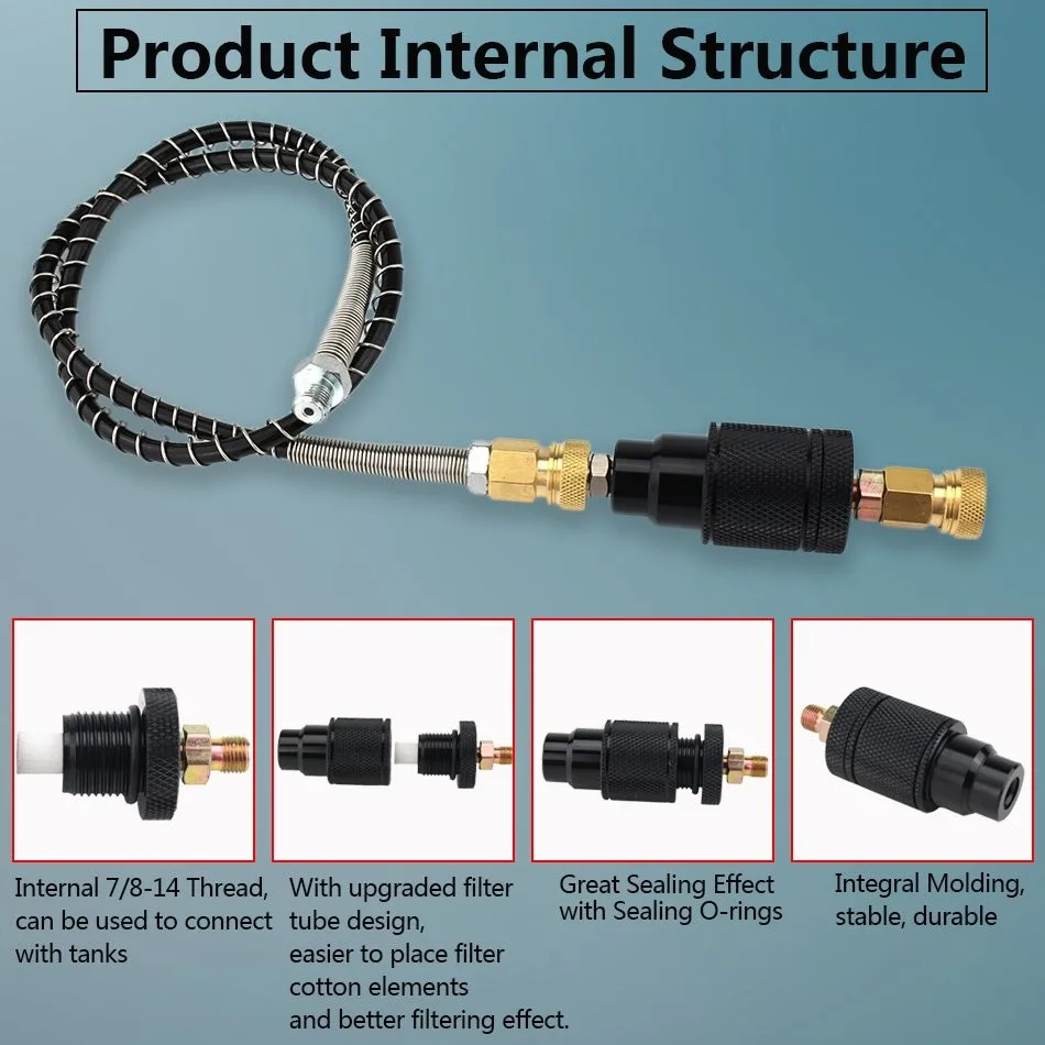 PCP Пейнтбол Airforce ручной насос сепаратор водяного масла m10x1с быстроразъемные