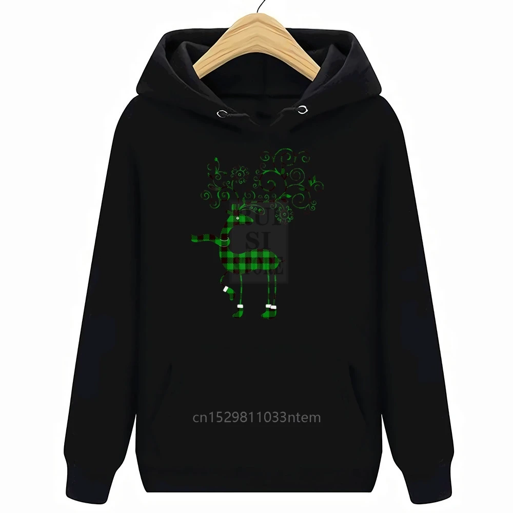 

Casual Fashion T Shirt Men s Cotton Short Sleeve Buffalo Plaid Deer Deer Holiday Christmas Winter