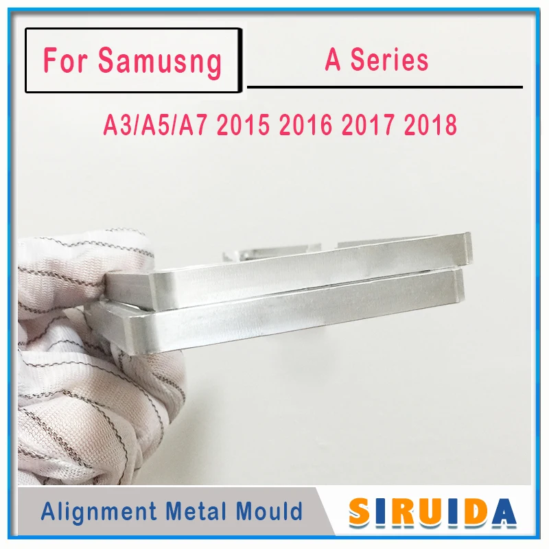 Внешнее ЖК стекло для объектива Samsung Galaxy A3 A5 A7 A310 A320 A520 A710 A8 A750 A9 2018 УФ форма