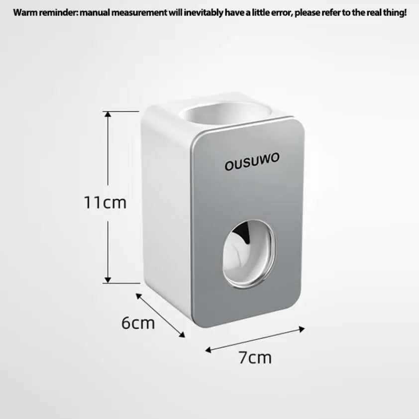 

Toothpaste Dispenser Dust-proof Toothbrush Holder Wall Mount Stand Bathroom Accessories Set Toothpaste Squeezer Multiple colors