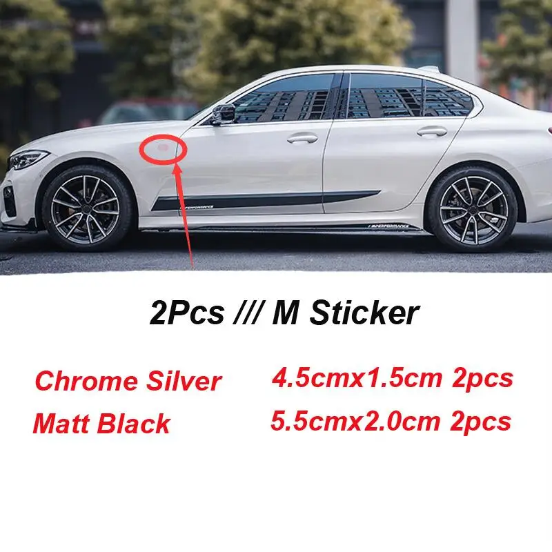 2 шт. спортивные наклейки для BMW M3 M5 320 325 E36 E46 E90 E92 F10 F30 | Автомобили и мотоциклы