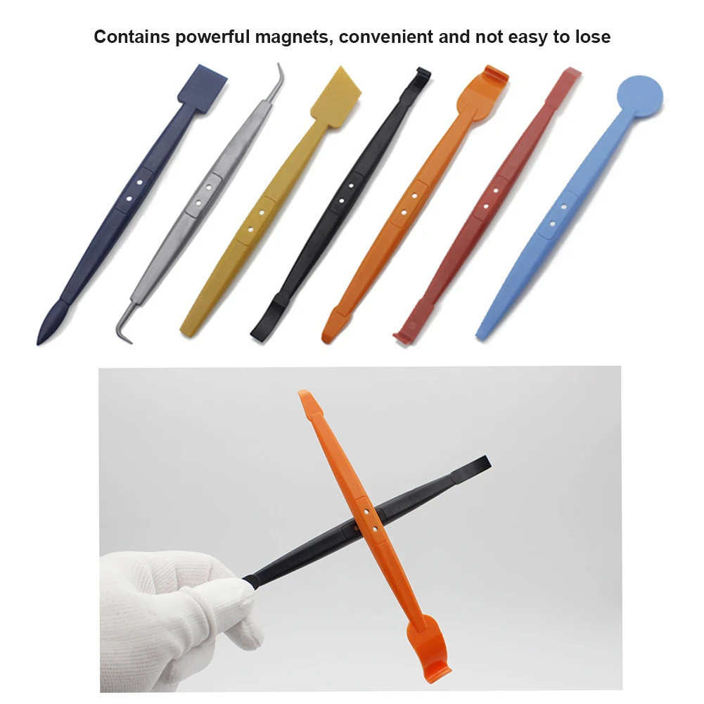 7 шт. портативные палки с длинной ручкой скребок для инструментов оконные