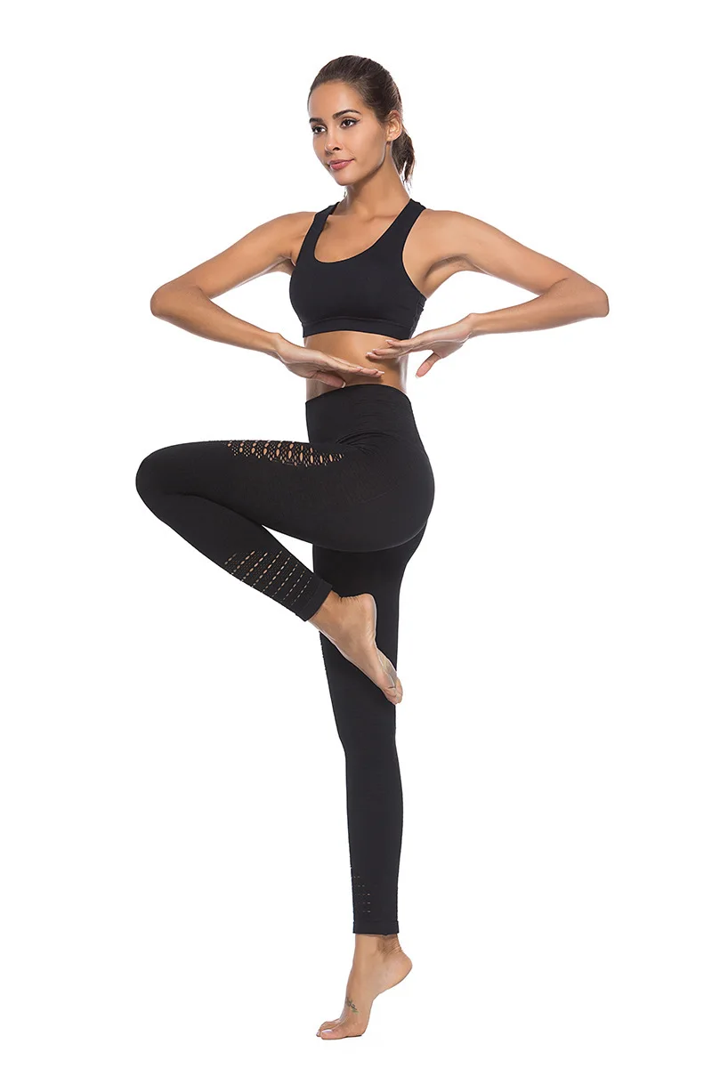 SALSPOR Бесшовные штаны для йоги с акулой женские спортивные высокой талией бега