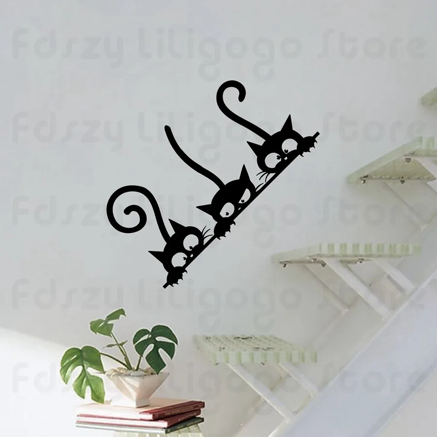 Trzy kocięta коты winylu наклеки ścienne lodówka арт скачать śmieszne одежда для дома с