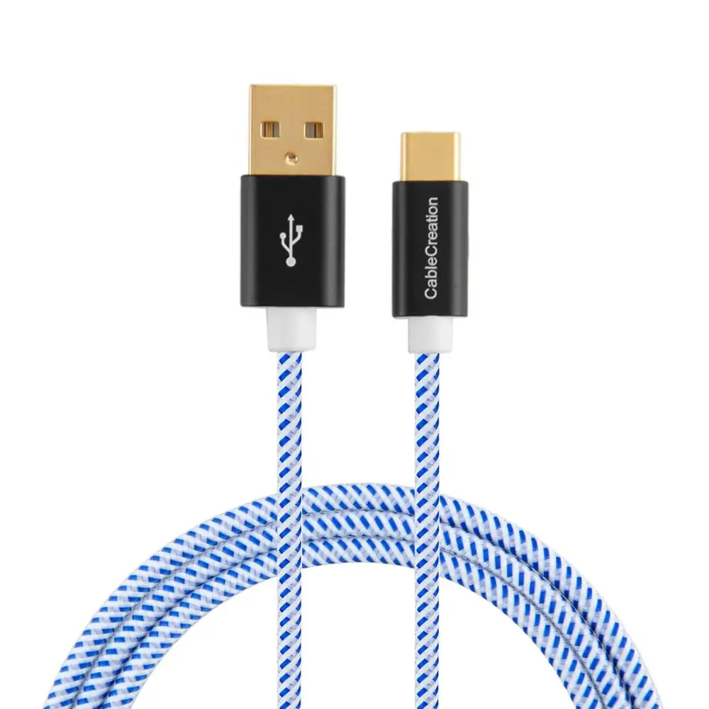 Кабель USB Type-C CableCreation плетеный стандартный кабель A совместимый с Nexus 5X /6P Новый