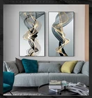 Абстрактные настенные картины в стиле постмодерн, постер с черными и желтыми линиями, Настенная картина в скандинавском стиле для гостиной