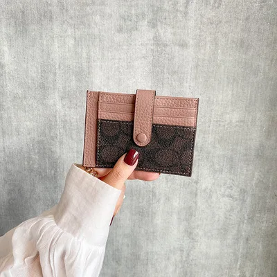 

Small Simple Personality Retro Slim Cute Mini Multi Card High Capacity Fashion Credit Card Holder Wallet Business Card Purse