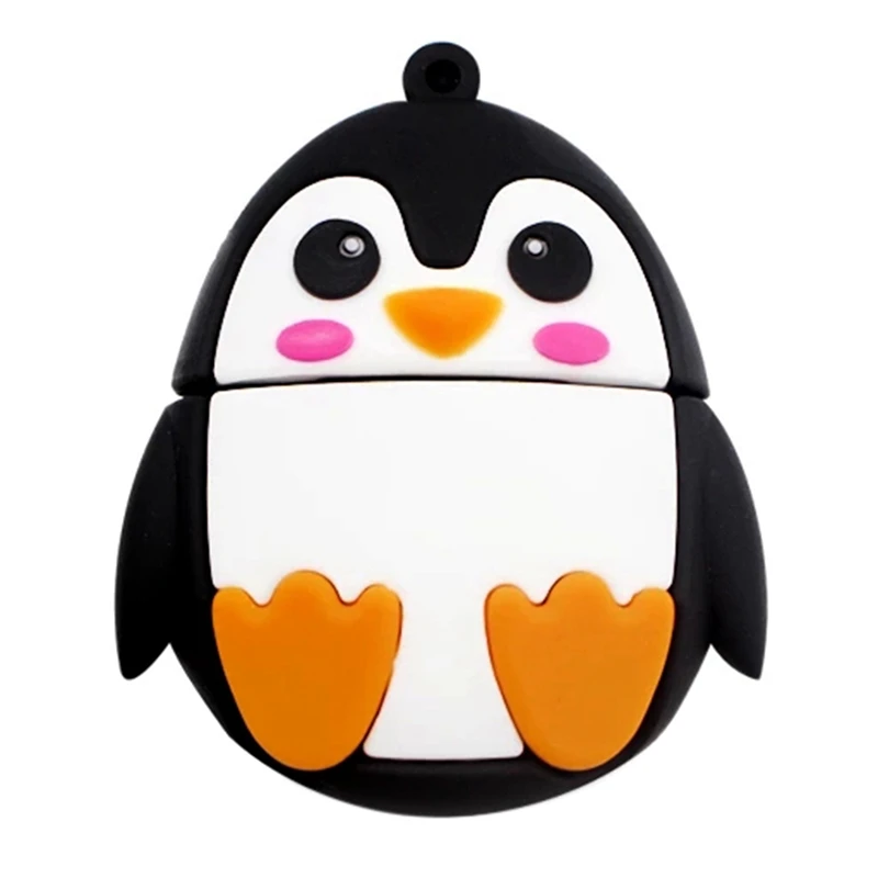 

USB Flash Drive Cartoon Penguin USB2.0 Memory Stick Pen Drive USB Stick For Laptop Desktop