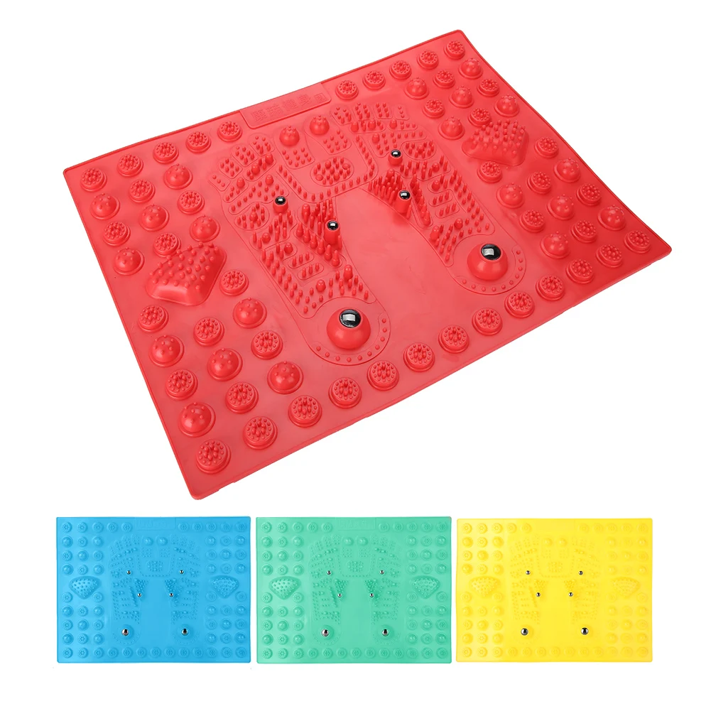 Массажер для ног магнитный коврик акупрессуры рефлексотерапии снятия боли в