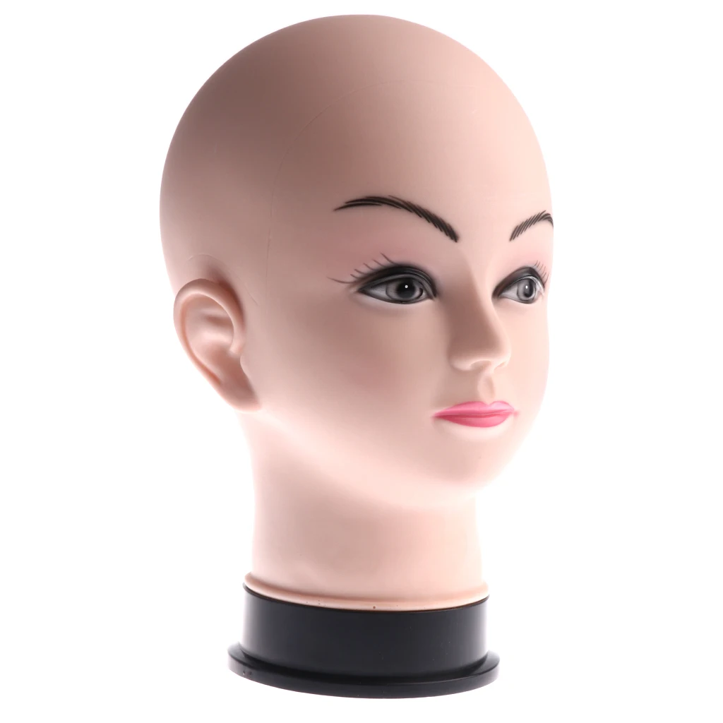 Голова-манекен Женская лысая профессиональная косметология для париков очков