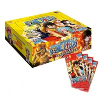 luffy roronoa sanji nami paper card letters one games children anime peripheral character collection kids gift playing card toy