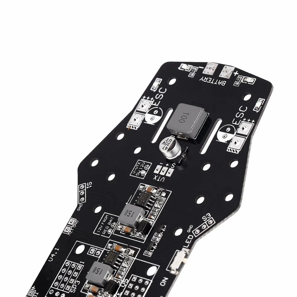 CC3D PDB PCB Power Distribution Board 5/12 BEC Buzzer LED With OSD Port For QAV250 Mini FPV Quadcopter Frame | Игрушки и хобби