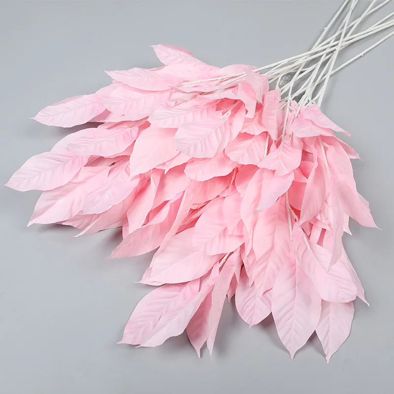 Имитация резиновых листьев 90 см | Дом и сад