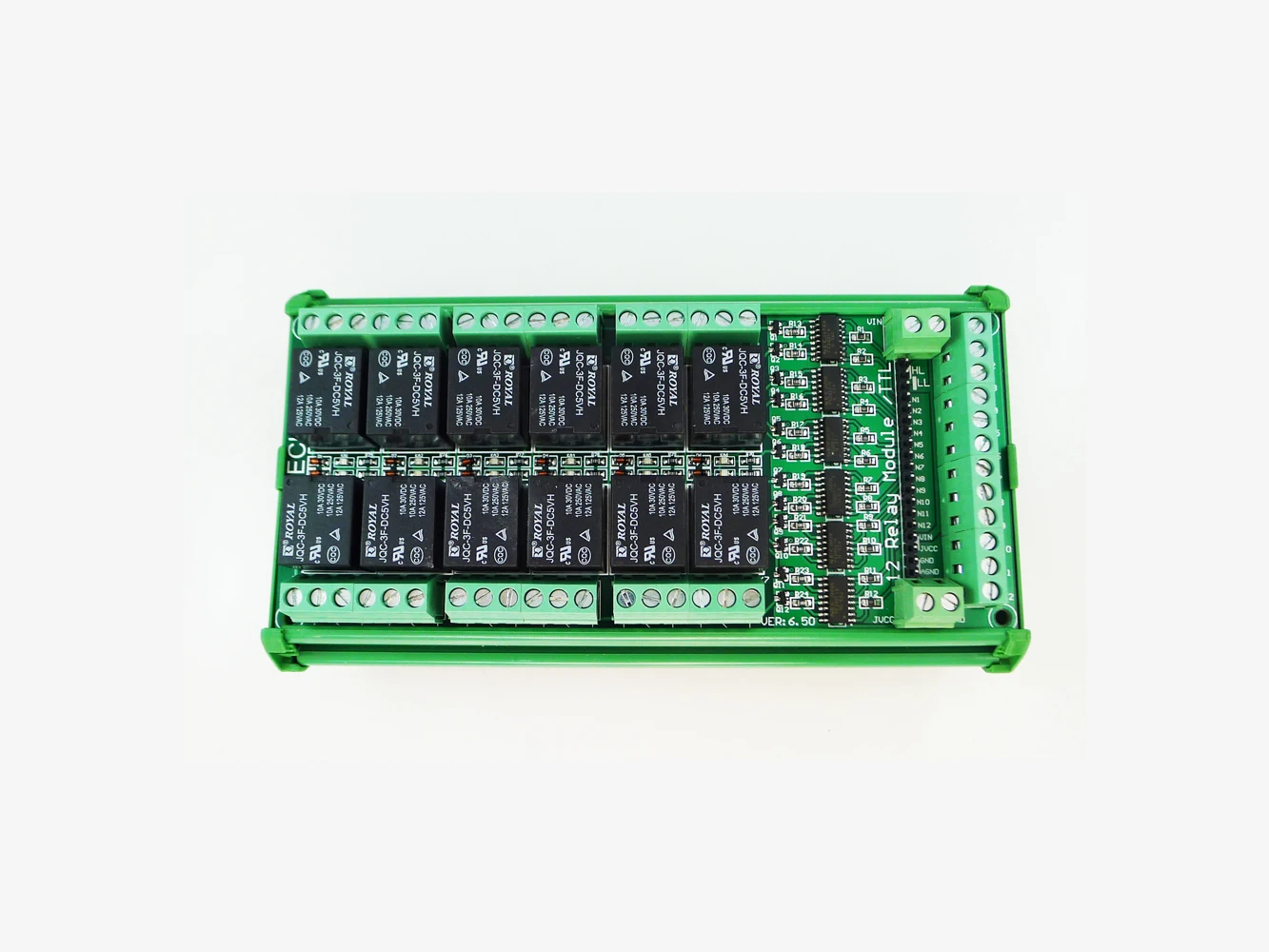 

12-way Relay Module\control Board\optocoupler Isolation\with LED Indication ail Installation\dual Level Trigger