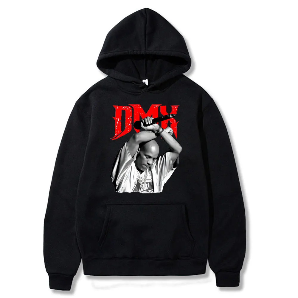 

DMX hoodie mens American Rapper Dark Man X TV print Harajuku hooded sweatshirt men Spring and Autumn Long Sleeve pullover coat
