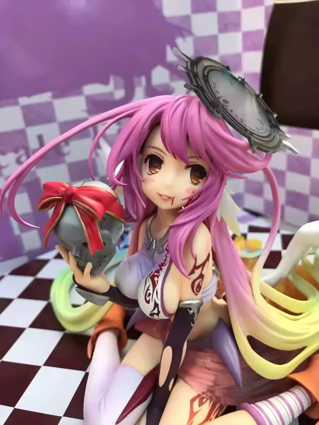 Новое поступление фигурку игры без жизни углом обзора маленькое Shiro & Джибриль