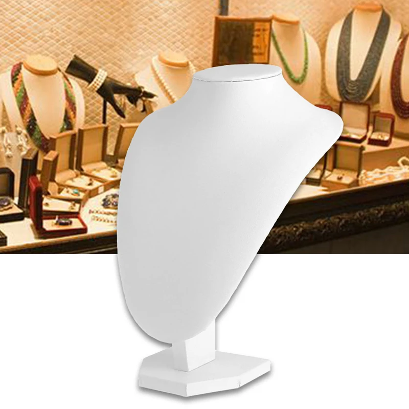 Ожерелье-манекен из искусственной кожи подвеска ювелирные изделия бюст шея