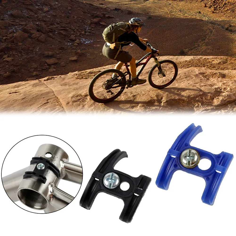 

2PC Bike Shifter Gear Cable Guide For Under Bottom Bracket With Fixing Screw Parts Between The Front And Rear Shifting/brake