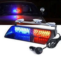 led flash car strobe light redblue amberwhite signal lamps flashing windshield warning light 12v police emergency lights