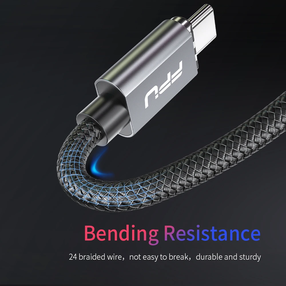 FPU 5A Магнитный кабель usb type C супер быстрая зарядка USB C магнитное зарядное устройство type-C зарядный шнур для мобильного телефона huawei Xiaomi провод