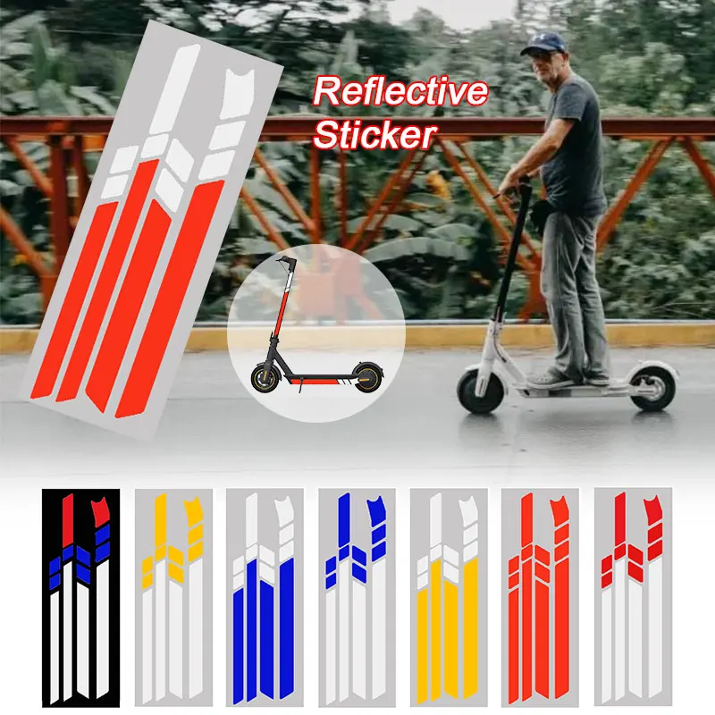 

Scooter Sticker Reflective for Max G30 Electric Scooter Reflective Styling Body Night Riding Warning Strips Tape