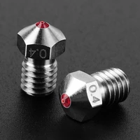 e3d sapphire ruby nozzle v6 1 75mm nozzles 0 4mm high temperature for petg abs pet peek nylon 3d printer parts