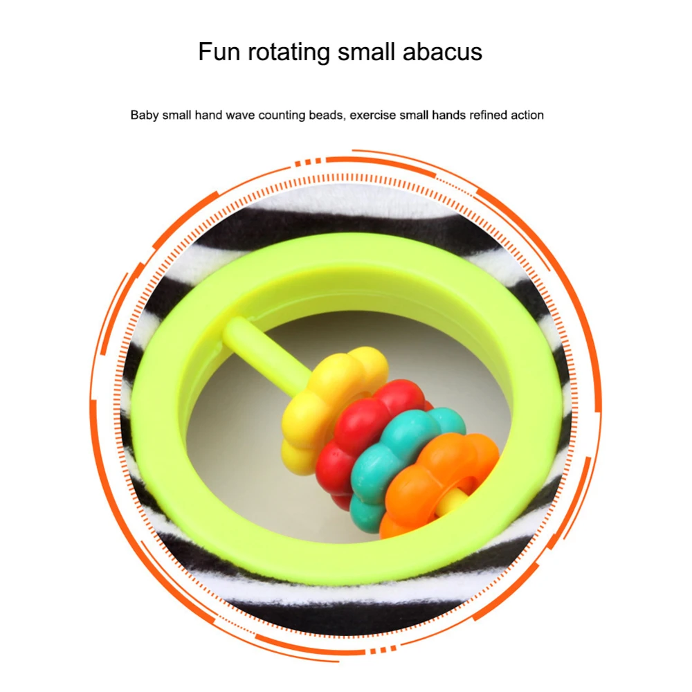 

Baby Crib Animal Rattle Plush Toy Teether Stroller Pendant Hanging Bed Bell