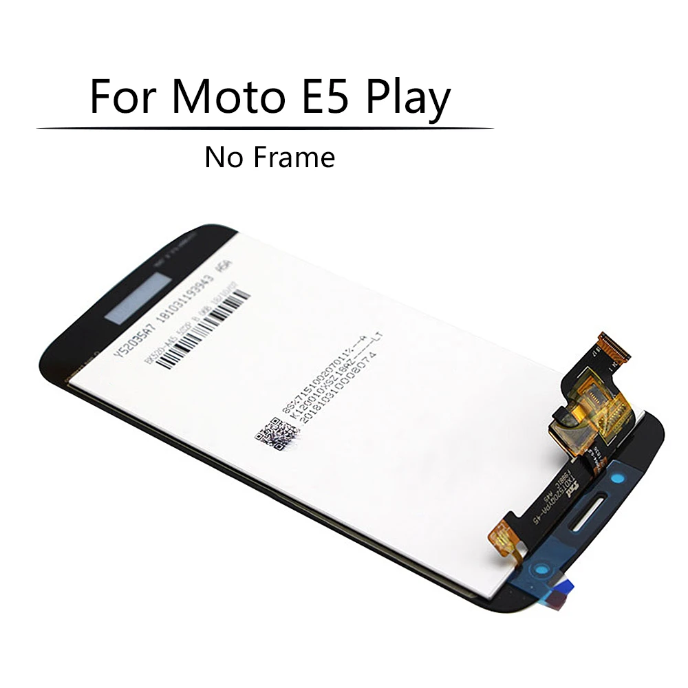 Original 5.2&quotFor Motorola Moto E5 Play LCD Display Touch Screen with Frame Digitizer Replacement For MOTO XT1921 | Мобильные