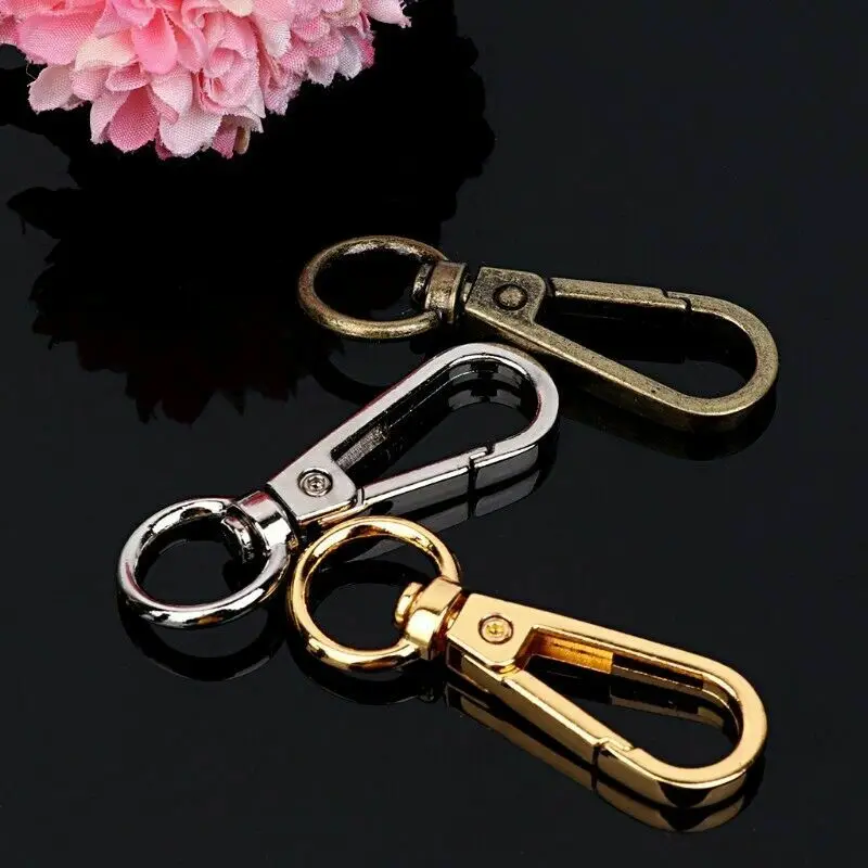 4 шт./металлический держатель для ключей вращающийся триггер застежка лобстер
