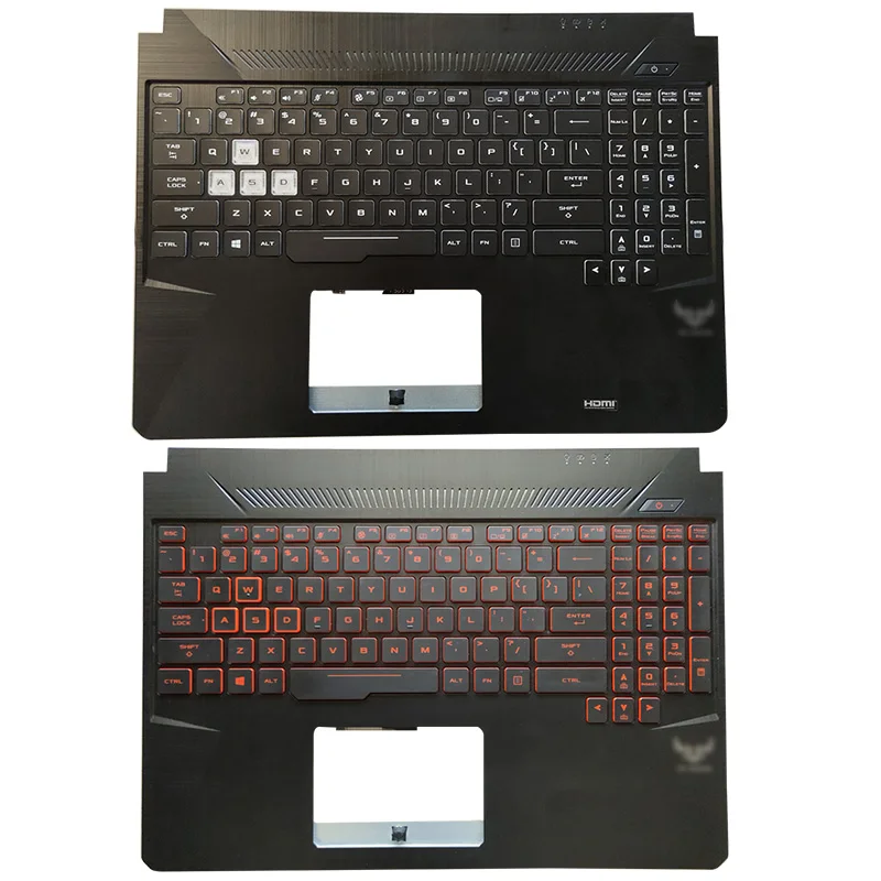 Online Para ASUS FX95 FX95G FX505 FX505D FX86 FX86G FX80G Portátil Cubierta Superior Con Reposamanos Nos Teclado Retroiluminado