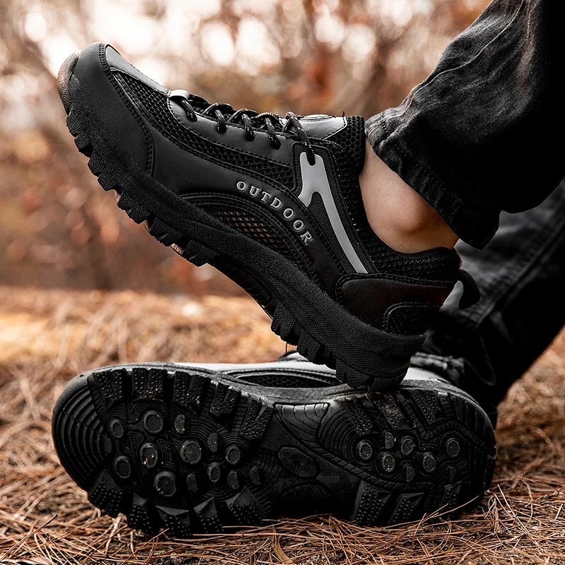 

Summer Outdoor Men's Hiking Shoes Men's Breathable Tactical Combat Boots Desert Training Sports Shoes Non-slip Hiking Shoes