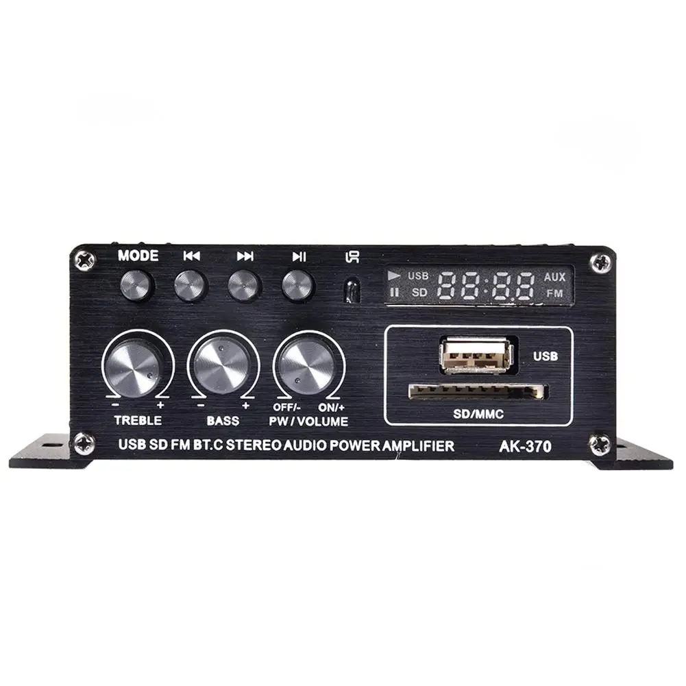 Мини-усилитель мощности для мотоцикла автомобиля лодки 12 В Bluetooth | Автомобили и
