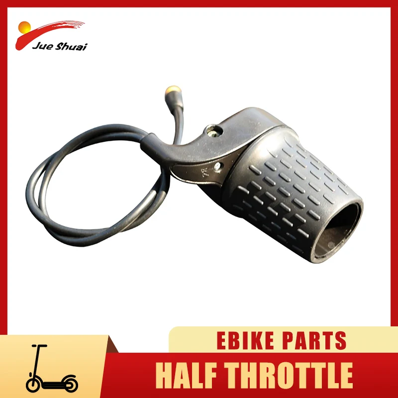 

Ebike Half Twist Throttle 36V 48V 72V Gas Knob Strong Accelerator for Scooter Bicycle Accessories