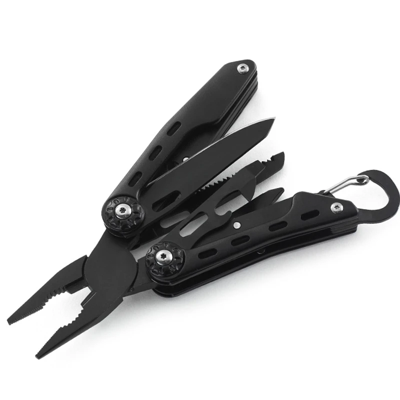

10 in 1 Multifuncatonal Plier Tools Outdoor Folding Pocket Knife Bottle Opener A0KA
