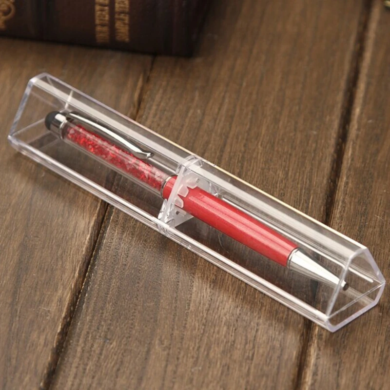 

Прозрачная треугольная ручка, чехол-органайзер для школы и офиса