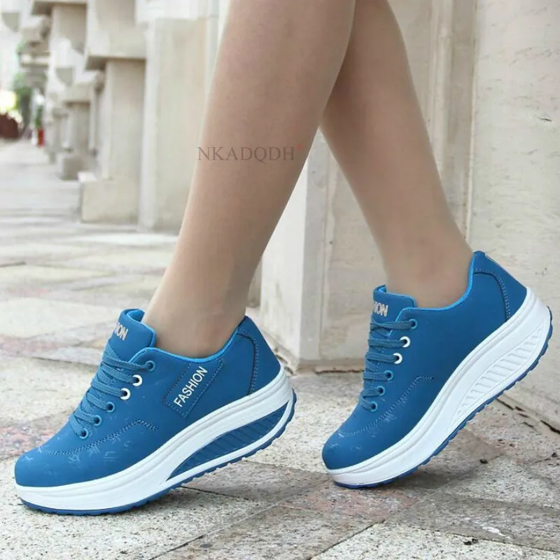 

Женские кроссовки из искусственной кожи, дышащие, водонепроницаемые, на вулканизированной платформе, повседневные, 2021