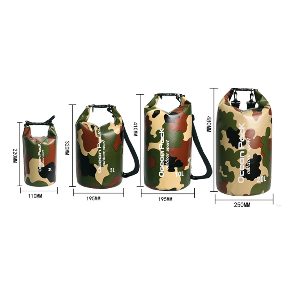

Outdoor Travel Swimming Floating Rafting Kayak Waterproof Dry Storage Bag Pack Sack Sailing Canoing Boating Water Resistance