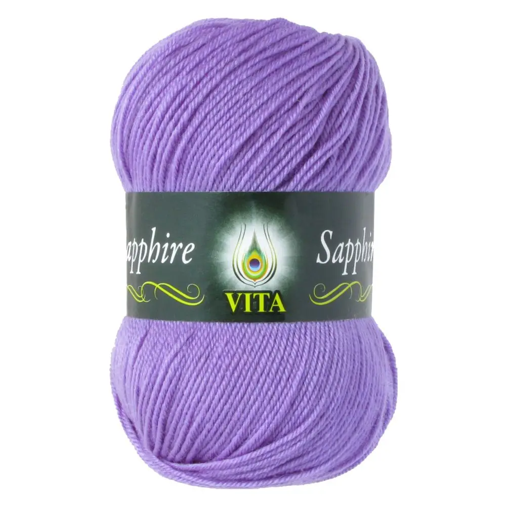 Sapphire (Vita) 100g 250 m packing 5 х100г knitting yarn wool Vita | Дом и сад