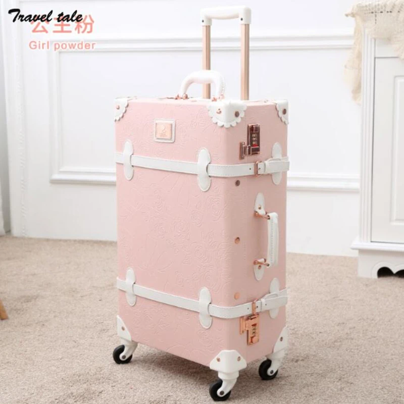 Travel Tale 20 &quot22&quot 24 &quot26 дюймов Спиннер ручной прокатный Чемодан цветочный Винтаж