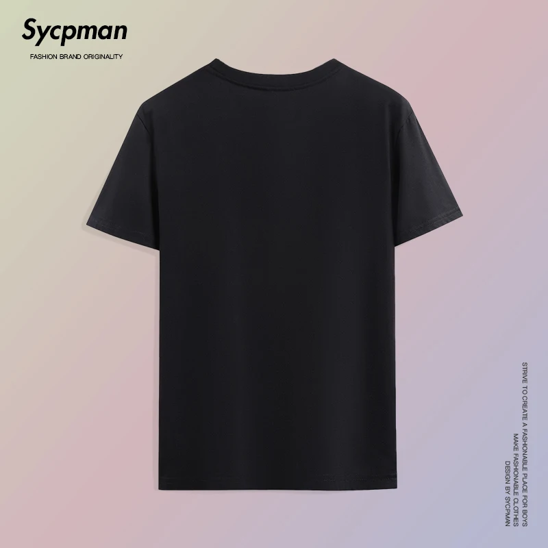 Мужская и женская хлопковая Футболка с индивидуальным принтом летние свободные