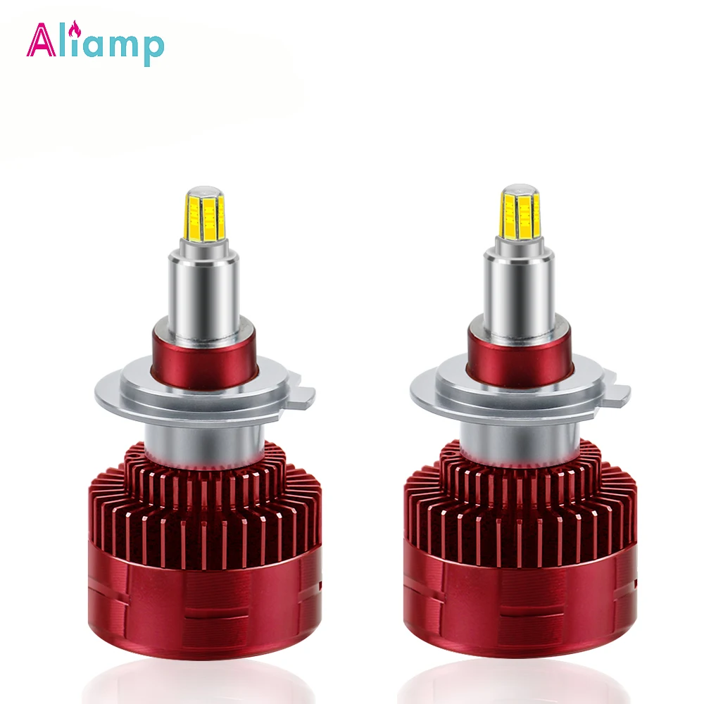 

H7 H11 H1 Headlight Bulbs Auto Fog Lamp H8 H3 9006 LED 45W/bulb18000LM 6 Sides Strong Canbus 12V 6000K Car Accessories 2PCS