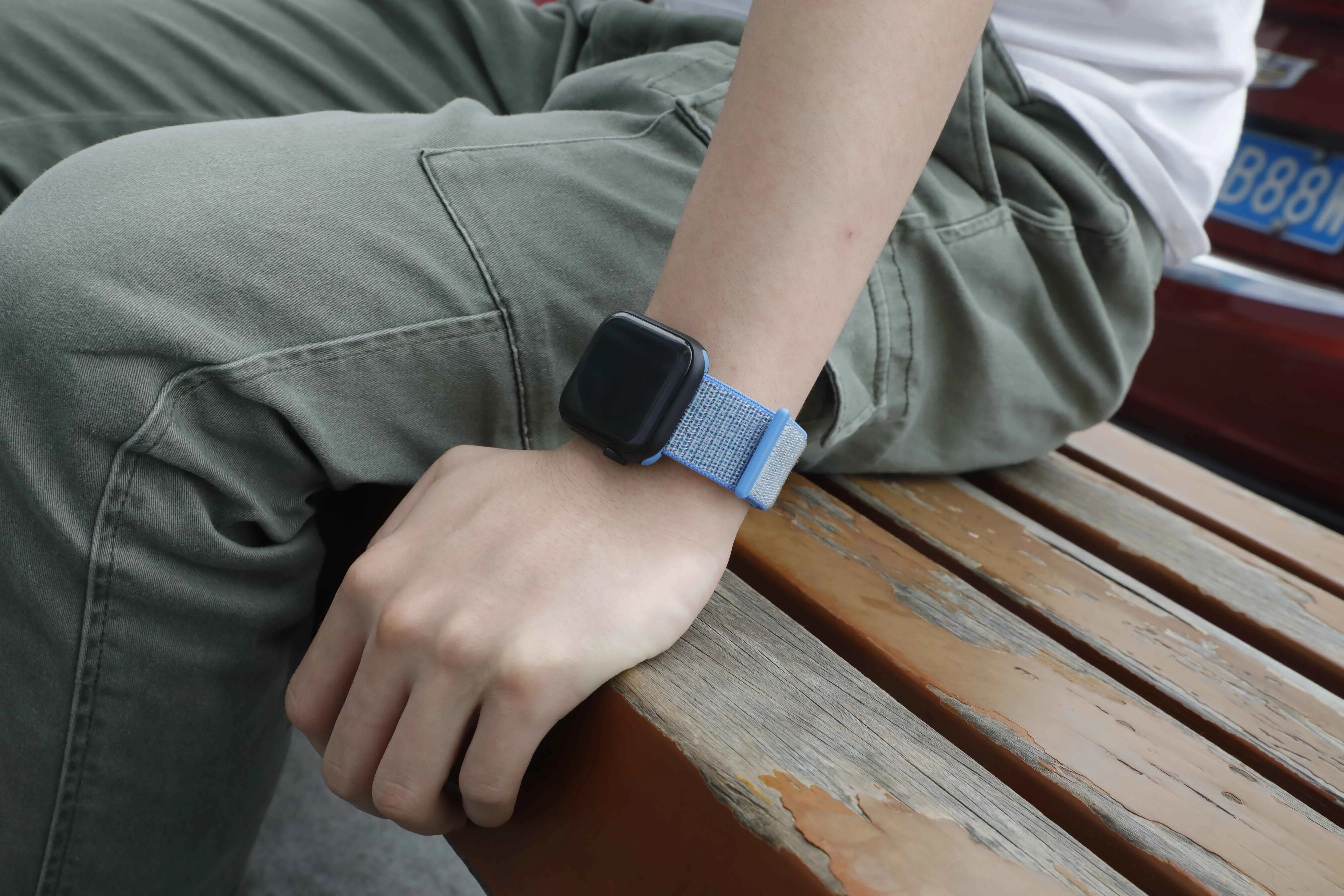 Спортивный нейлоновый ремешок для apple watch 4, apple watch 5, ремешок correa iwatch 44 мм, 40 мм, 38 мм, 42 мм, apple watch series 4, 3, 2, 1