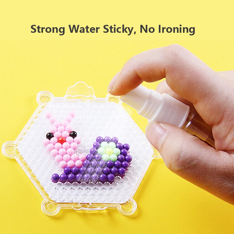 Аквабусины для творчества детские сделай сам набор волшебных пластиковых бусин