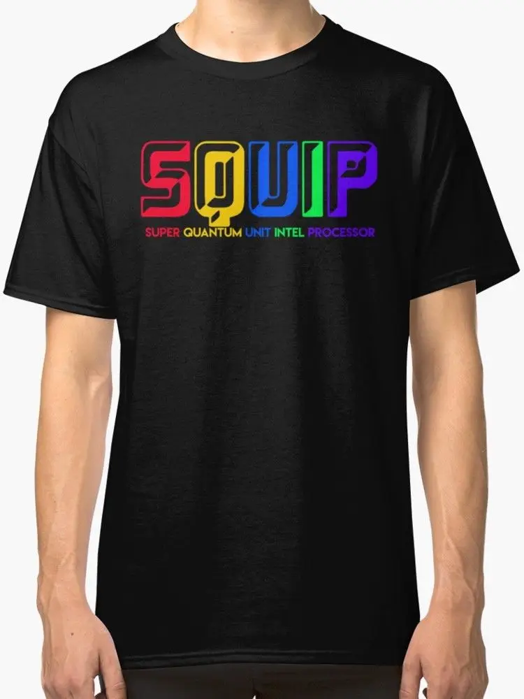 

SQUIP -Be More Chill Men's T Shirt Black New Tops 2018 Print Letters Men T-Shirt Men Short Sleeve Original Punk Tops