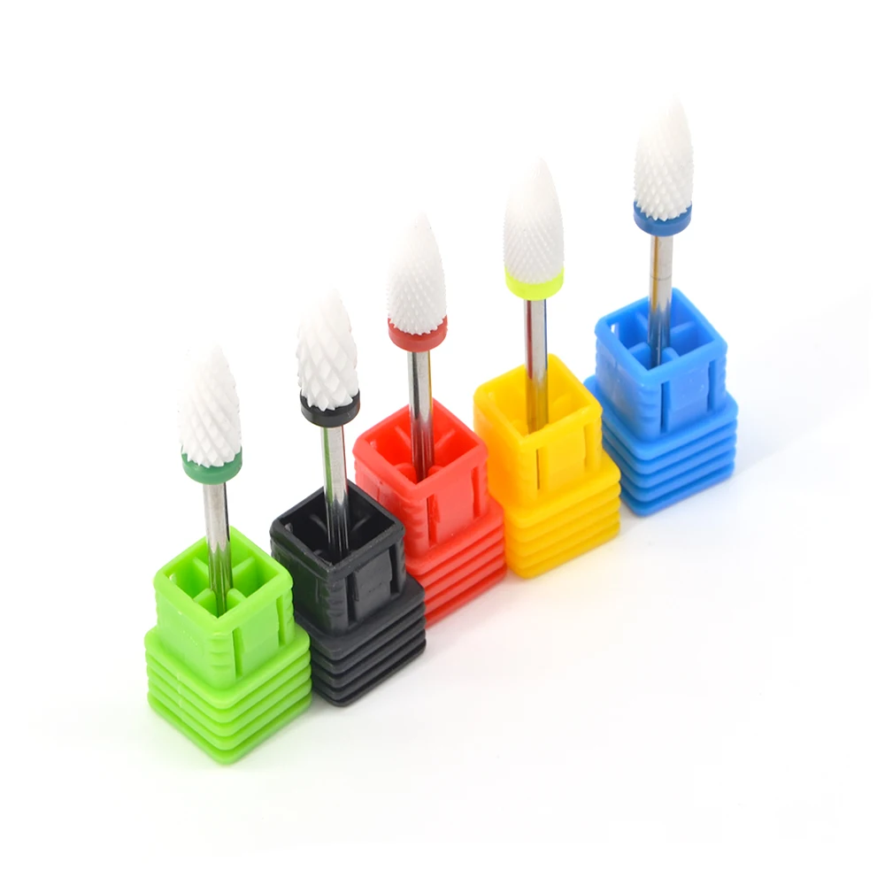 Керамическая фреза керамические сверла для ногтей маникюра инструменты