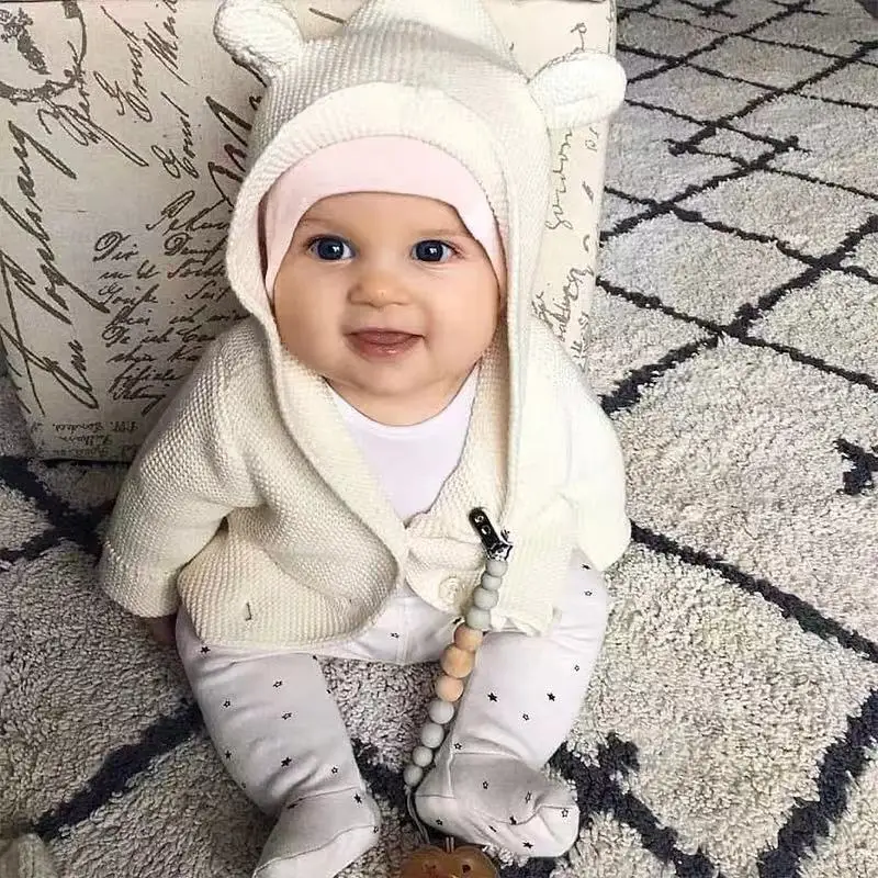 Tinypeople Новое рождественское Детское пальто хлопковый комбинезон с капюшоном для