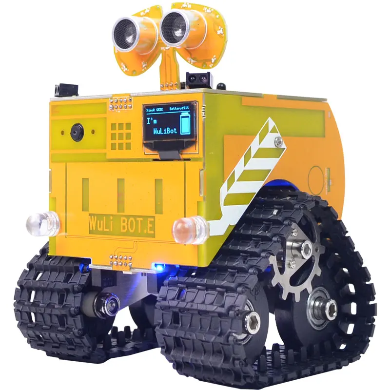 Высококачественный программируемый паровой робот XiaoR Geek WULI Bot Scratch + Mixly с