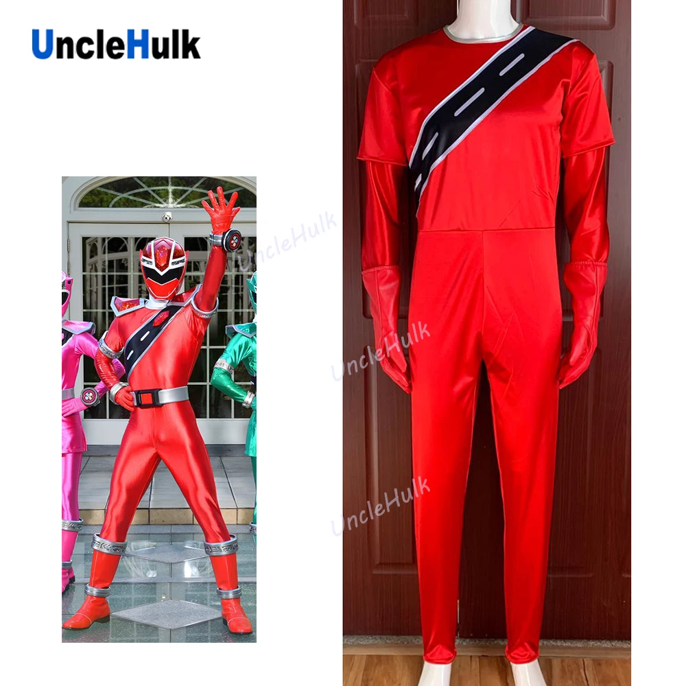 Масин Сентай кирамагер кирамаи красный костюм для косплея боди с перчатками
